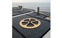 Flag Hole Base Plate Lightweight Aluminum Flag Plate Sports Gear for Competitive Freedivers