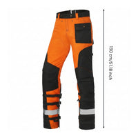 Forestry Trousers Reflective Tree Pants Reinforced for Trail Clearing