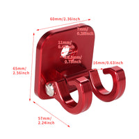 CNC Aluminum Alloy Folding Double Hook for Scooter, Electric, Motorcycle