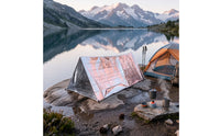 Reflective Emergency Tent with Aluminum Foil Compact Emergency Survival Tent Foldable Survival Shelter Portable for Survivalists