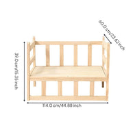 Elevated Cat Bed, Pet Cot, Washable, Calming, Indoor Pad