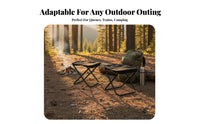 Foldable foldaway Pocket Stool Lightweight Miniature Travel Seat space-saving Design Portable Seating Multi-Purpose Use for outdoor enthusiasts, Travelers, Camping, Outdoors, Backpacking, Fishing