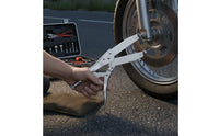 Labor-Saving Motorcycle Clutch Holding Tool Heavy Duty Clutch Basket Holder Pliers Locking Design Flywheel Holder Tool Adjustable Jaw for Mechanics, DIY Enthusiasts, Repair Shop, Garage