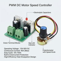 12V 24V 36V DC Motor Speed Controller, Robotic Motor Speed Adjustment, Compact PCB DC Motor Speed, 1 - Image 6