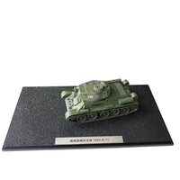 2 Pieces T-34 and IS-2 Armored Vehicle Set Realistic Design for Collectors