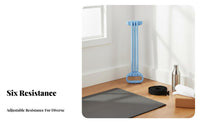 Double Loop Resistance Band Portable Double Loop Exercise Band Detachable Tubes Back Training Elastic Rope for Beginners, Office Workers