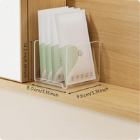 Clear acrylic divider panel