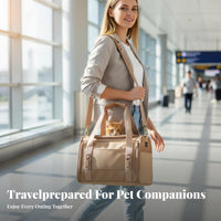 Soft-Sided Airline pet enclosure Luggage Strap Soft-Sided Pet pet enclosure for Cat Owners