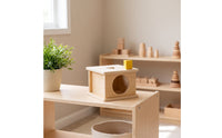 Wooden Shape Sorting Box Shape Sorting Box with Block Sensory Educational Toy for Infants, Preschoolers
