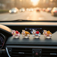 Car Dashboard Bobblehead Long-Lasting Shaking Head Car Ornament Easy to Clean