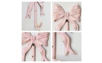 Bow Wall Hook Distressed Coat Hook with Bow Compact for Bathroom