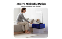 Floating Acrylic Drawer Space-Saving Floating Cubby Shelf Minimalist aesthetic