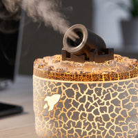 Lighted Dispenser with LED Light Compact Desktop Dispenser Small Tabletop Humidifier Allall-Purpose for Office Desk, Bedside Table