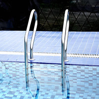 5-Step Pool Ladder Stainless Steel Pool Ladder with Double Handrails Heavy Duty for Homeowners