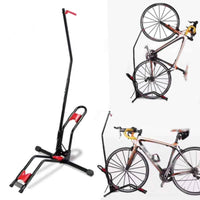 Floor Bike Stand with Upright Support Space-Saving Upright Cycle Floor Stand Stable Standing Bike Rack for Cyclists, Garage, Apartment, Workshop