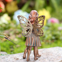 Sibling and Sister Fairy Figurine Creative Design Standing Children Sculpture