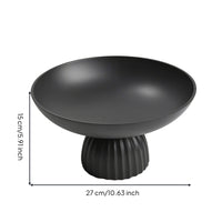 Pedestal Fruit Tray Modern Fruit Bowl with Pedestal Lustrous for Kitchen Counter