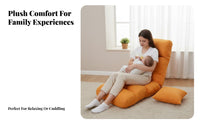 Adjustable Backrest Lounger Comfortable Supportrestsrests Adjustable Padded Lounger Multi-Functional Space-Saving