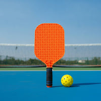 One-Piece Pickleball Paddle with Ball Textured Honeycomb Pickleball Paddle Lightweight Equipment Sweat-Absorbent for Outdoor Recreation