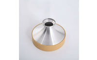 Sound-Reducing Alto Saxophone Practice Mute Brushed Silver Alto Saxophone Mute Compact Instrument Accessory Easy to Use for Students