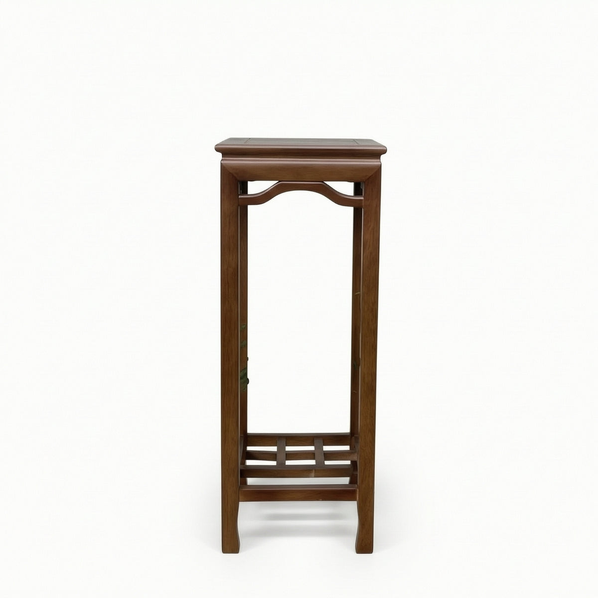 Display Stand with Shelf Slatted Furniture Solid Wood for Living Room, Balcony