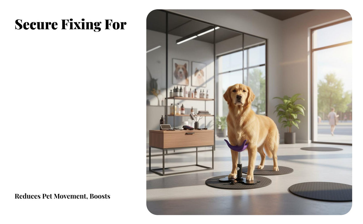 Long-Lasting Dog Grooming Stand Heavy Duty Pet Standing Aid Easy to Assemble No-Sit Haunch Holder Portable for Home Groomers, Beginners