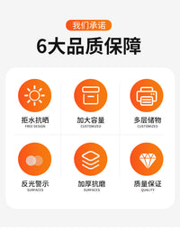 山地自行车后驮包大容量货架包长途骑行驼包挂物收纳尾包单车装备