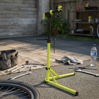 Folding Cycle Repair Stand Foldable Cycle Workstand Telescopic for Workshop
