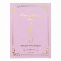 Hard Cover A4 Music Score Folder Treble Clef Sheet Music Binder