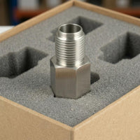 Stainless Steel Air Sensor Connector Silver Finish