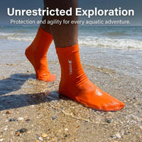 Diving Socks for Men Water Sports, Quick Dry Elastic Fabric Beach Activities, Snorkeling with Jellyfish Protection, High Stretch Swimming