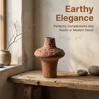 Wabi-Sabi Ceramic Vase, Modern Minimalist Style