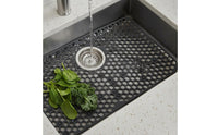 Non-Slip Kitchen Sink Protector Scratch Resistant Silicone Sink Protector Drainage Holes Household Accessory Easy to Clean