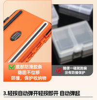 Multi-functional Fishing Tackle Box with Removable Dividers for Lures