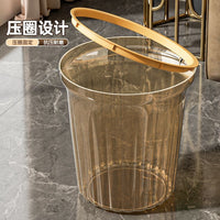 Large Capacity Pedal Trash Can with Lid, PP Material, 10L, for Commercial Use