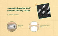 automatic threading Screw Shelf Support Pegs, Integrated Metal Cabinet Holder, Non-slip, Closet, Shelving Unit, Kitchen