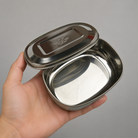 Stainless Steel Lunch Box 350ml Lunch Box For Office Outdoor Simple Design