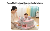 Plush creature Floor Seat Soft and Comfortable Plush Sitting Trainer Skinkind