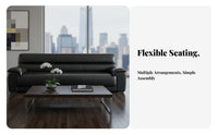 New Chinese design Wood Frame Upholstered Sofa Simple and Modern Design Reception Seating Business Grade Office Couch dense Foam Cushions for Professionals, Meeting Room, Waiting Area, Lobby
