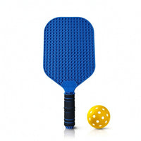 One-Piece Pickleball Paddle with Ball Textured Honeycomb Pickleball Paddle Lightweight Equipment Sweat-Absorbent for Outdoor Recreation