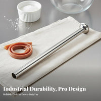 Stainless Steel Sausage Stuffer Tube Long-Lasting for Butcher Shops, Butchers