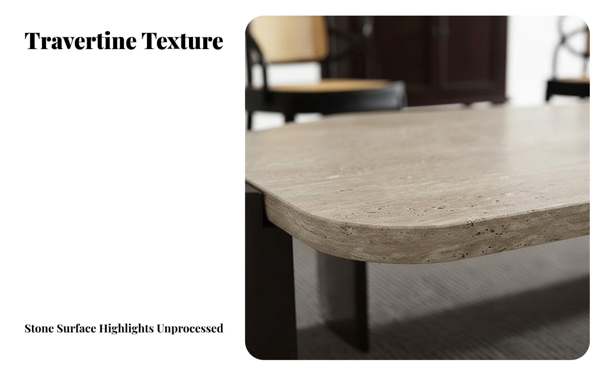Wabi-Sabi Design Irregular Stone-Top Table Natural Texture mistShaped Table Modern Minimalist Design Living Room Furniture Versatile Use for Guesthouse Owners, Apartment Dwellers, Interior Designers, Small Areas, Reception Area, Office, Bedroom
