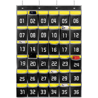36-Pocket Wall Hanging Organizer for Classroom Storage
