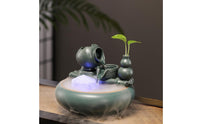 Ceramic Water Fountain Gift Idea Ceramic Water Feature Mist Effect for Office