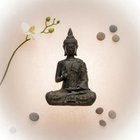Thai Buddha Sculpture Handmade Resin Buddha Sculpture Hand Painted for Buddhists
