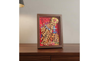 Tabletop Framed Artwork Housewarming Gift Shadow Box Decor for Tea Room