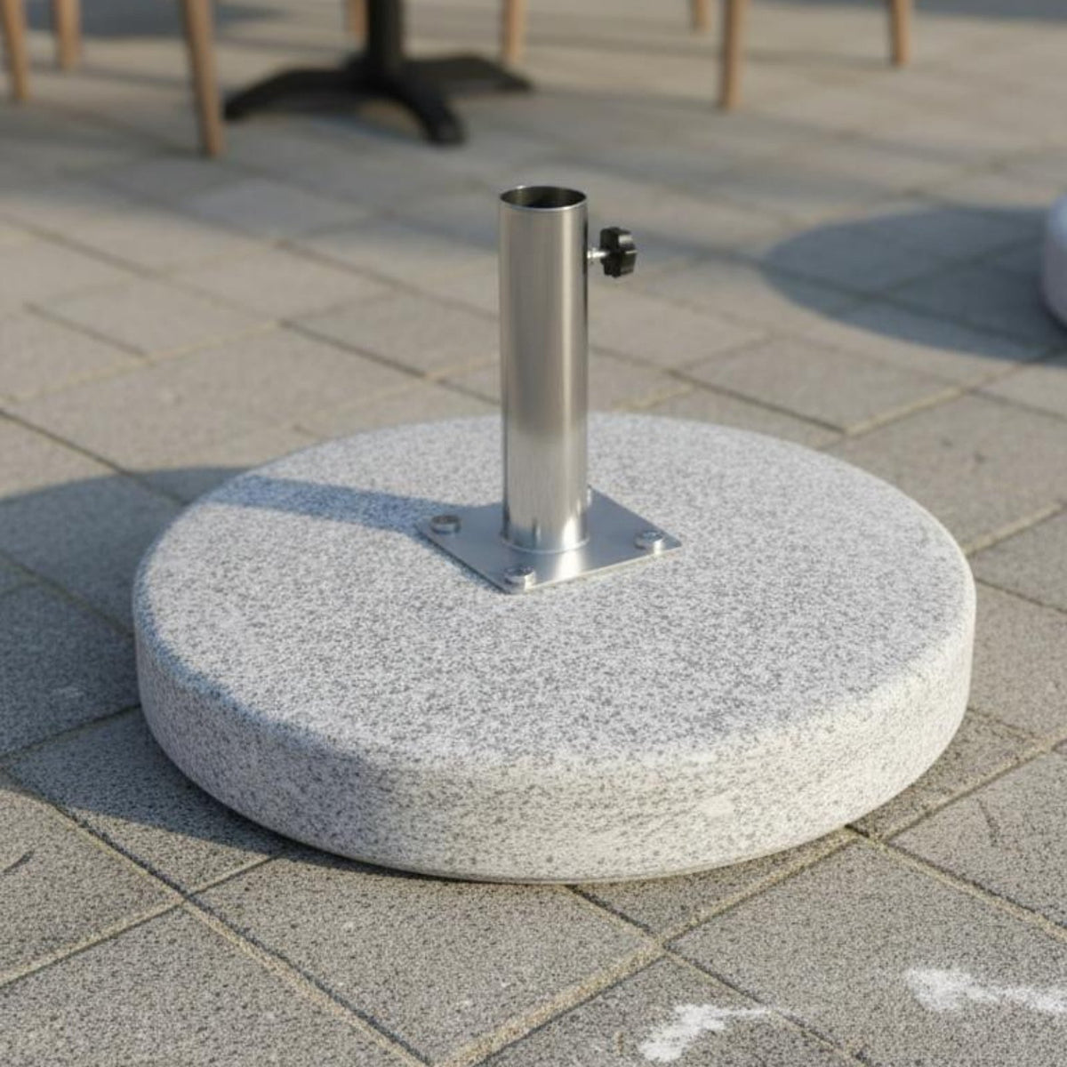 Umbrella Anchor Outdoor Umbrella Base Water Fillable Stability Accessory with Adjustable Knob Durable Material Suitable for Patio Owners Homeowners Garden Pool Area Beach Cafes Restaurants