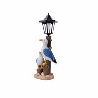 Solar Garden Lantern Resin-Style Outdoor Solar Lantern Black for Yard