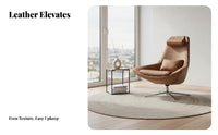 Sail Design Rotating Chair Nordic and Theme Single Sofa Soft Padded Padding Sculptural for-Male for Adults, Homeowners