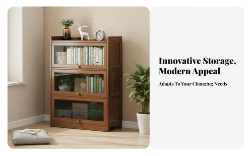 360-Degree Rotating Revolving bookshelf Space-Saving 5-Tier Revolving Book Tower Large Capacity bookshelf Easy reach from All Sides for Children, Students, Parents, Living Room, child's Bedroom, Playroom, Corner